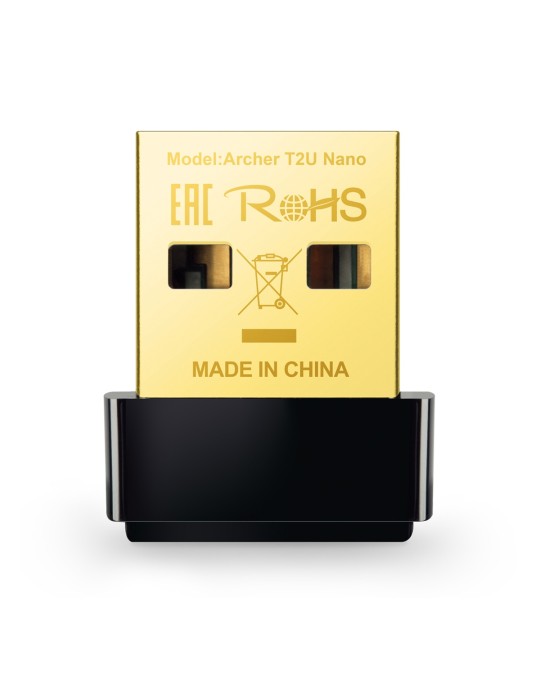 TP-Link Archer T2U Nano WiFi 5 Adapter AC600 Dualband, USB 2.0, Nano-Design