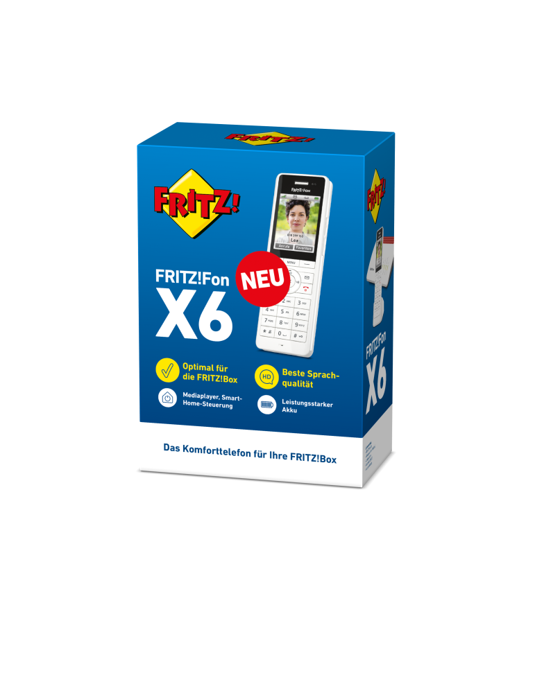 FRITZ!Fon X6 weiß (Farbdisplay)