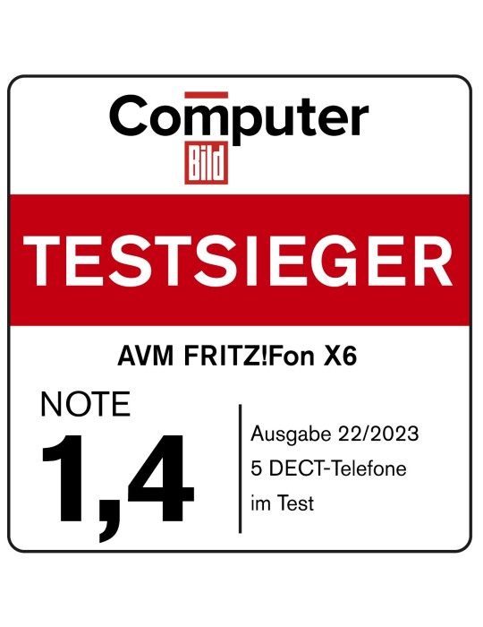 FRITZ!Fon X6 weiß (Farbdisplay)
