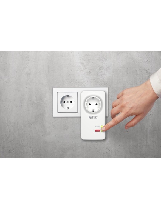 FRITZ!Powerline 1220 Adapter (1.200 MBit/s, 2 x Gigabit-LAN