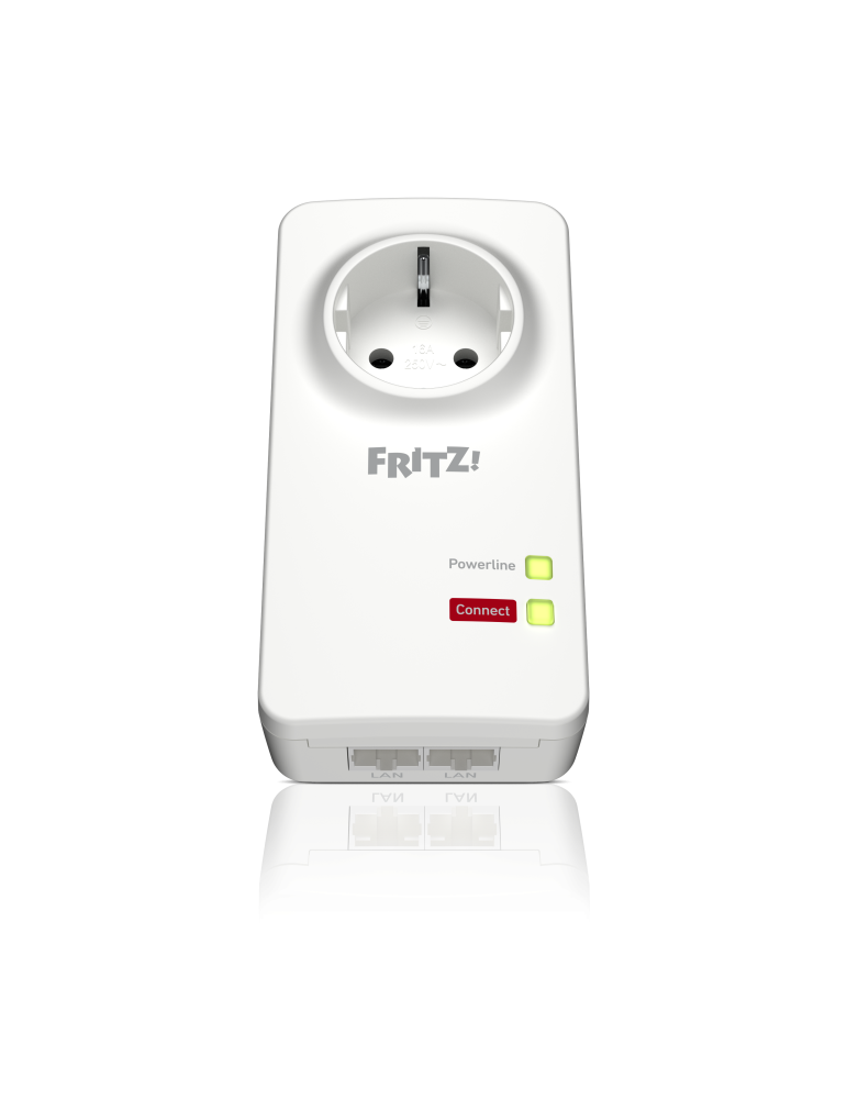 FRITZ!Powerline 1220 Adapter (1.200 MBit/s, 2 x Gigabit-LAN