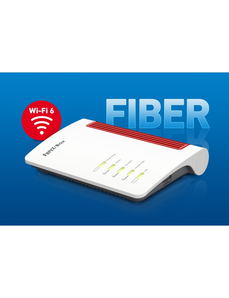 FRITZ!Box 5530 Fiber | Router für einen Glasfaseranschluss (Glasfasermodem mit 2x2 Wi-Fi 6)