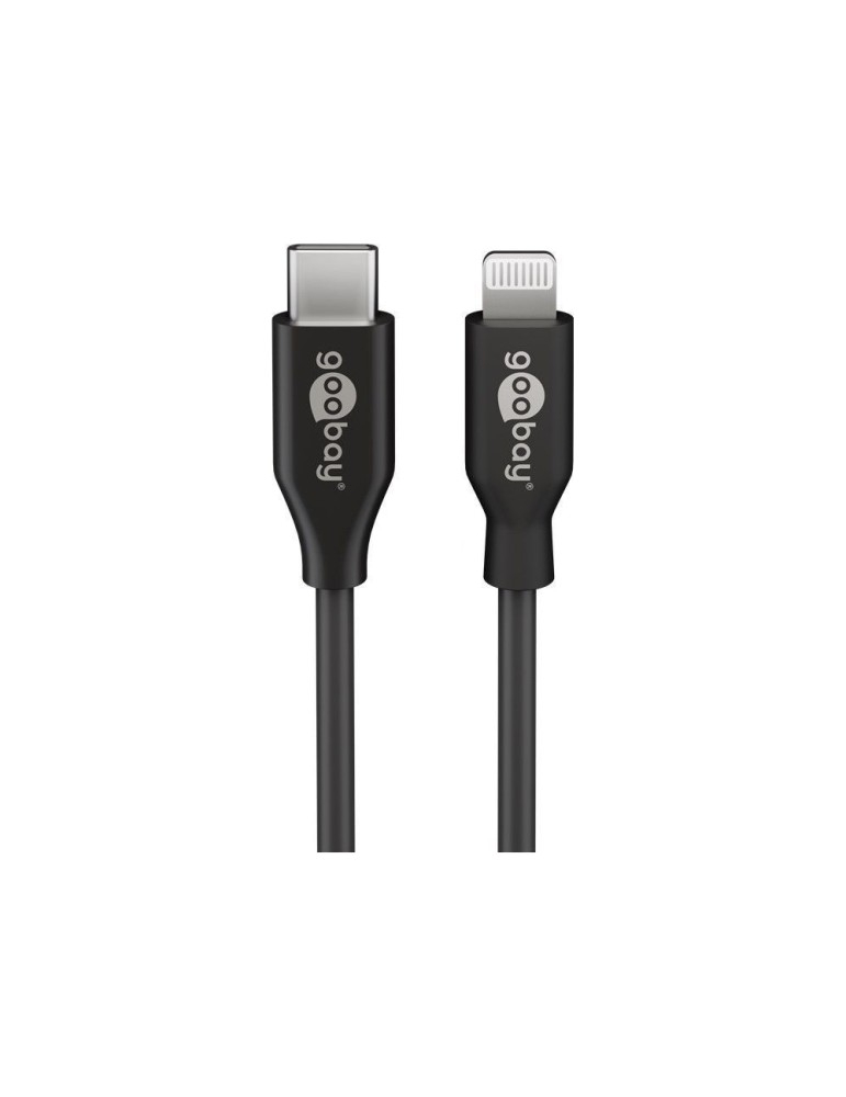 Goobay Lightning - USB-C Kabel, 1,0 m, schwarz