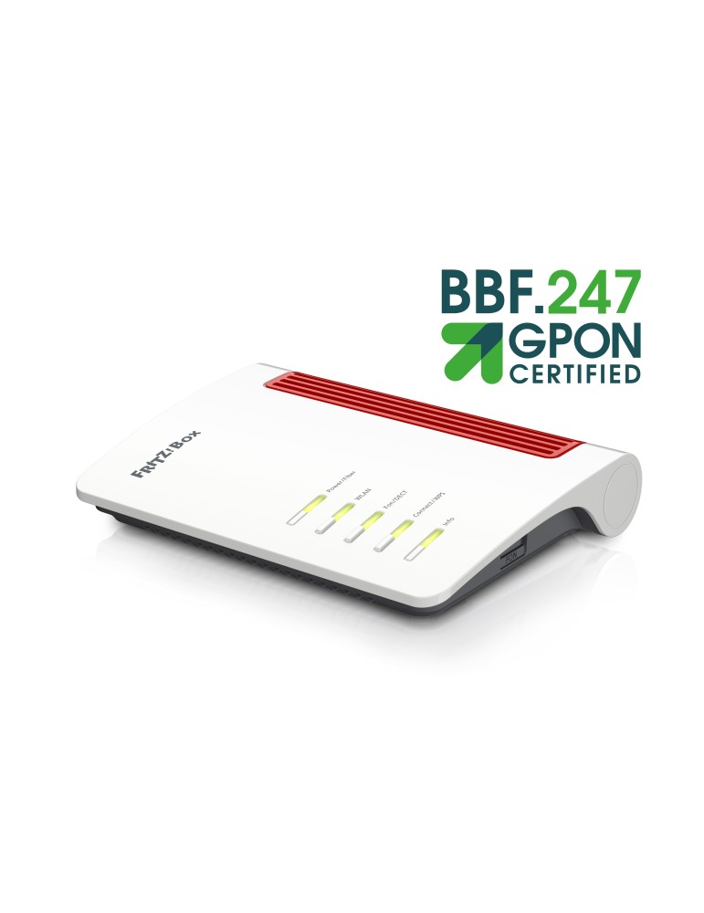 FRITZ!Box 5530 Fiber | Router für einen Glasfaseranschluss (Glasfasermodem mit 2x2 Wi-Fi 6)