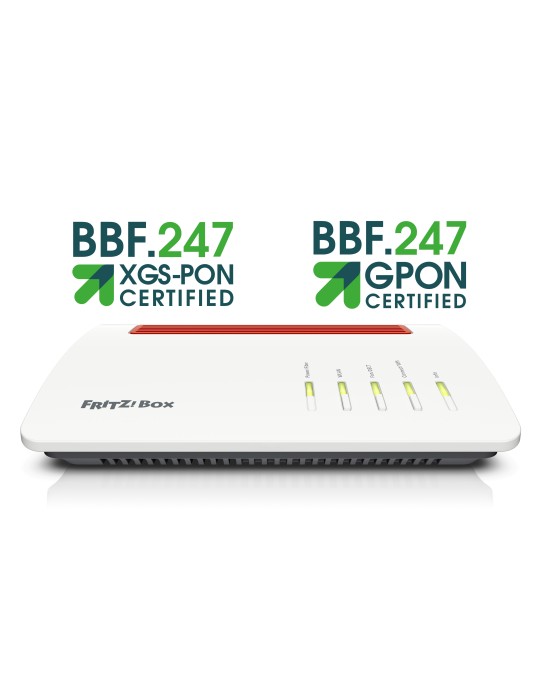 FRITZ!Box 5590 Fiber | Router für einen Glasfaseranschluss (Wi-Fi 6, bis 2.400 MBit/s (5 GHz)