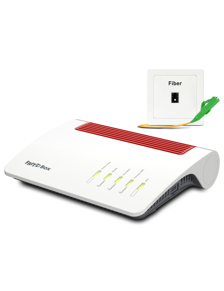 FRITZ!Box 5590 Fiber | Router für einen Glasfaseranschluss (Wi-Fi 6, bis 2.400 MBit/s (5 GHz)