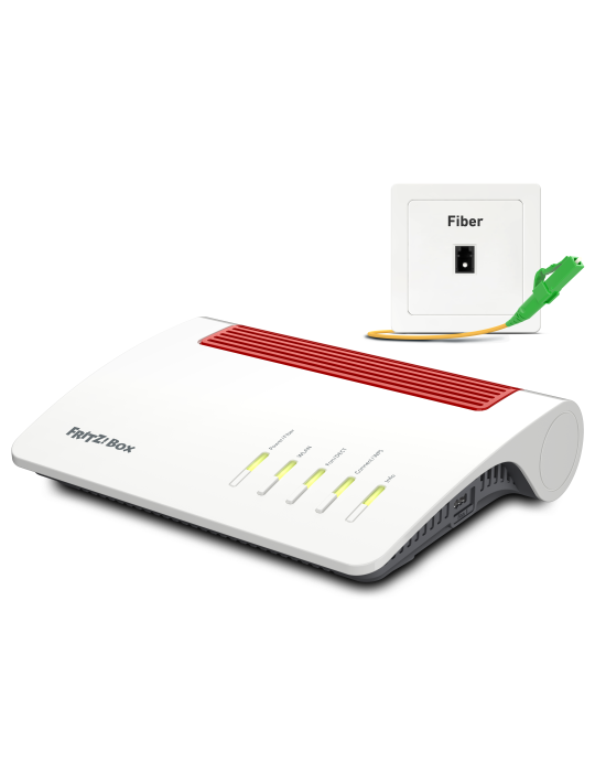 FRITZ!Box 5590 Fiber | Router für einen Glasfaseranschluss (Wi-Fi 6, bis 2.400 MBit/s (5 GHz)