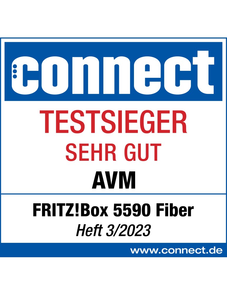 FRITZ!Box 5590 Fiber | Router für einen Glasfaseranschluss (Wi-Fi 6, bis 2.400 MBit/s (5 GHz)