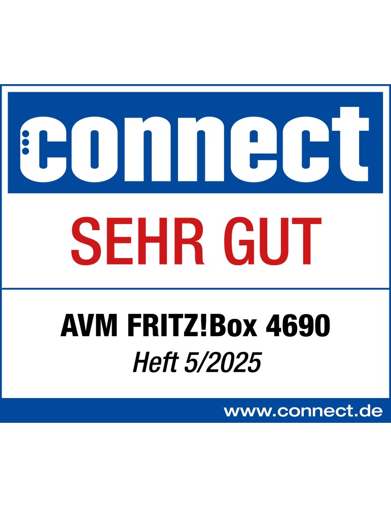 Fritz!Box 4690 (Wi-Fi 7 Mesh Router, für den Kabel-, DSL- oder Glasfaseranschluss, bis zu 6.960 MBit/s