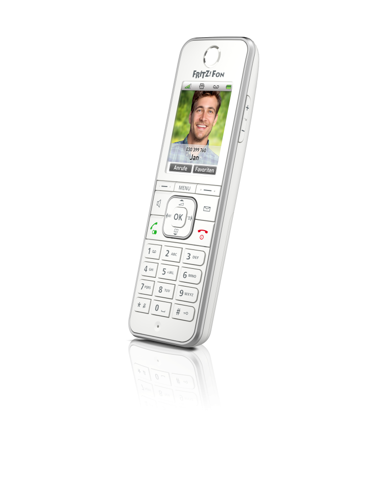 FRITZ!Fon C6 DECT-Komforttelefon (hochwertiges Farbdisplay, HD-Telefonie)