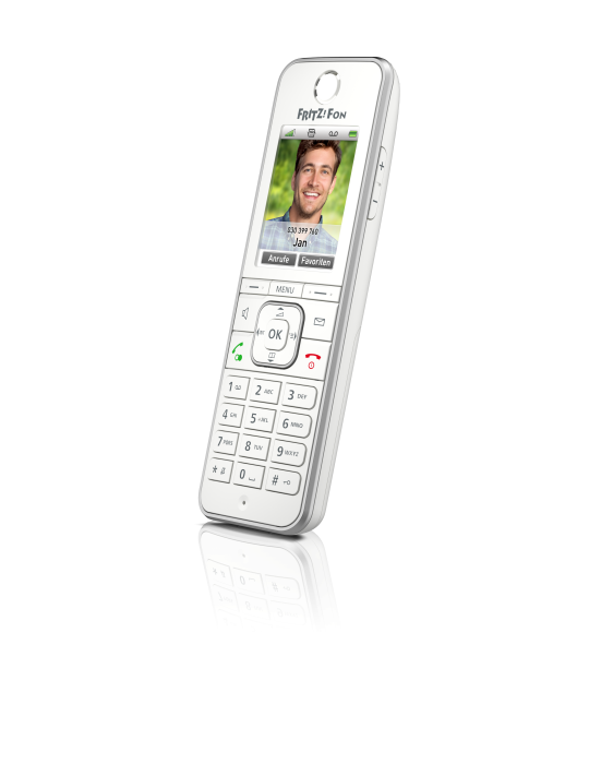 FRITZ!Fon C6 DECT-Komforttelefon (hochwertiges Farbdisplay, HD-Telefonie)