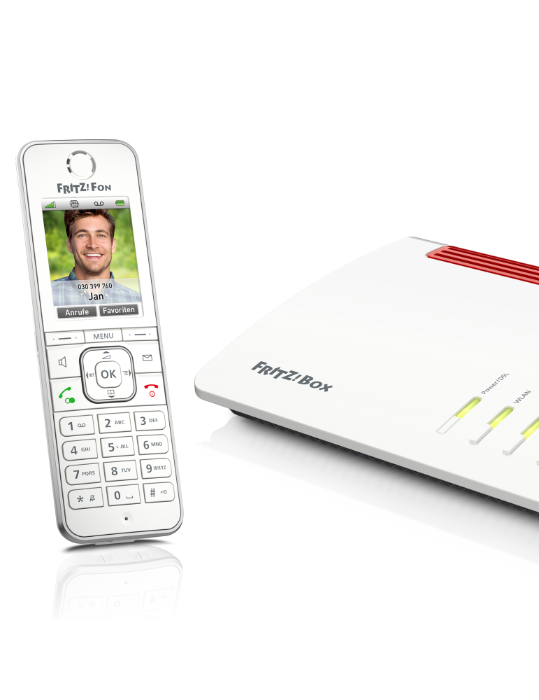 FRITZ!Fon C6 DECT-Komforttelefon (hochwertiges Farbdisplay, HD-Telefonie)