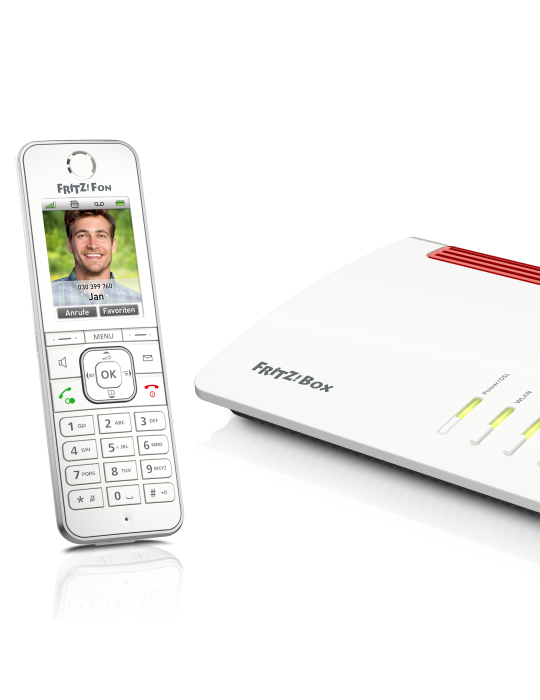 FRITZ!Fon C6 DECT-Komforttelefon (hochwertiges Farbdisplay, HD-Telefonie)