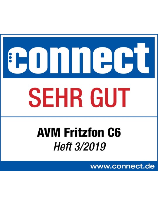 FRITZ!Fon C6 DECT-Komforttelefon (hochwertiges Farbdisplay, HD-Telefonie)