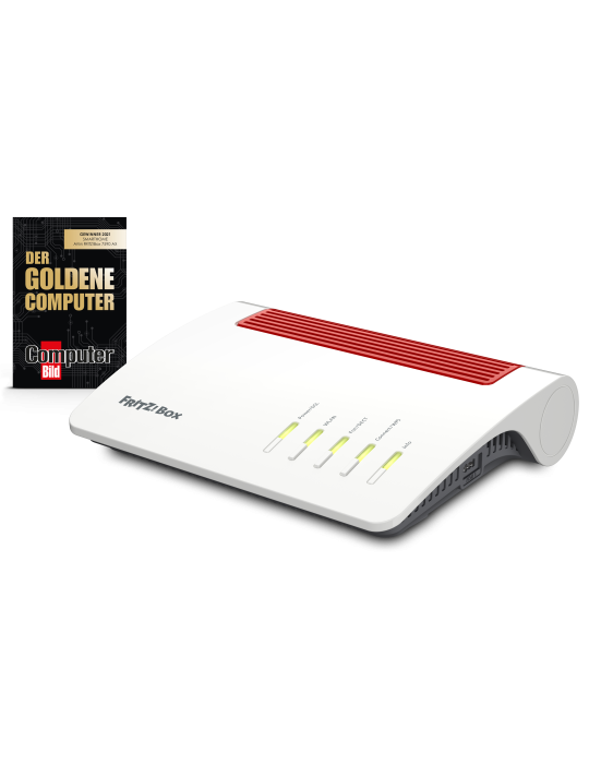 FRITZ!Box 7590 AX (Wi-Fi 6 DSL-Router 2.400 MBit/s (5GHz) & 1.200 MBit/s (2,4 GHz)