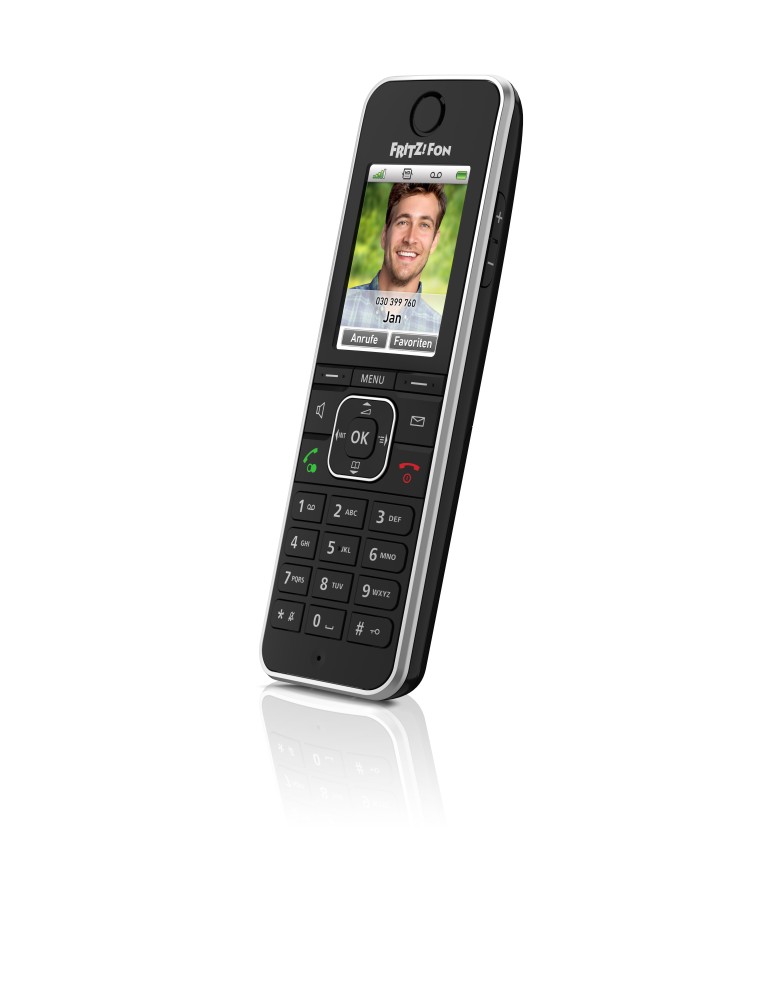 Fritz!Fon C6 DECT-Komforttelefon (schwarz)