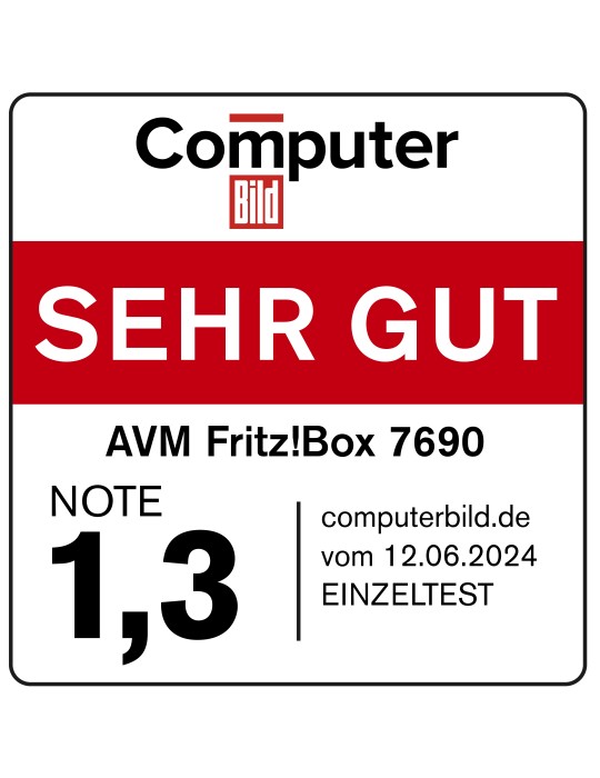 FRITZ!Box 7690 (Wi-Fi 7 DSL-Router mit 5.760 MBit/s (5GHz)