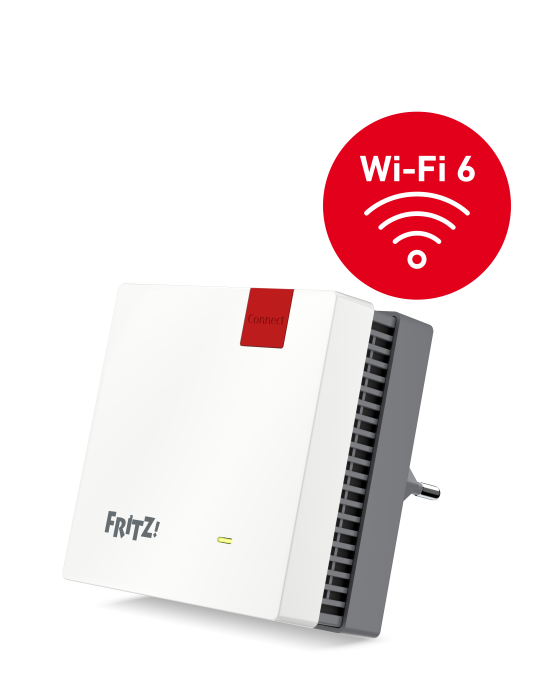FRITZ!Repeater 1200 AX (Wi-Fi 6 Repeater mit Zwei Funkeinheiten: 5 GHz-Band)
