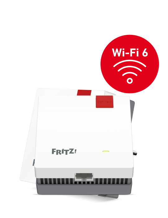 FRITZ!Repeater 1200 AX (Wi-Fi 6 Repeater mit Zwei Funkeinheiten: 5 GHz-Band)