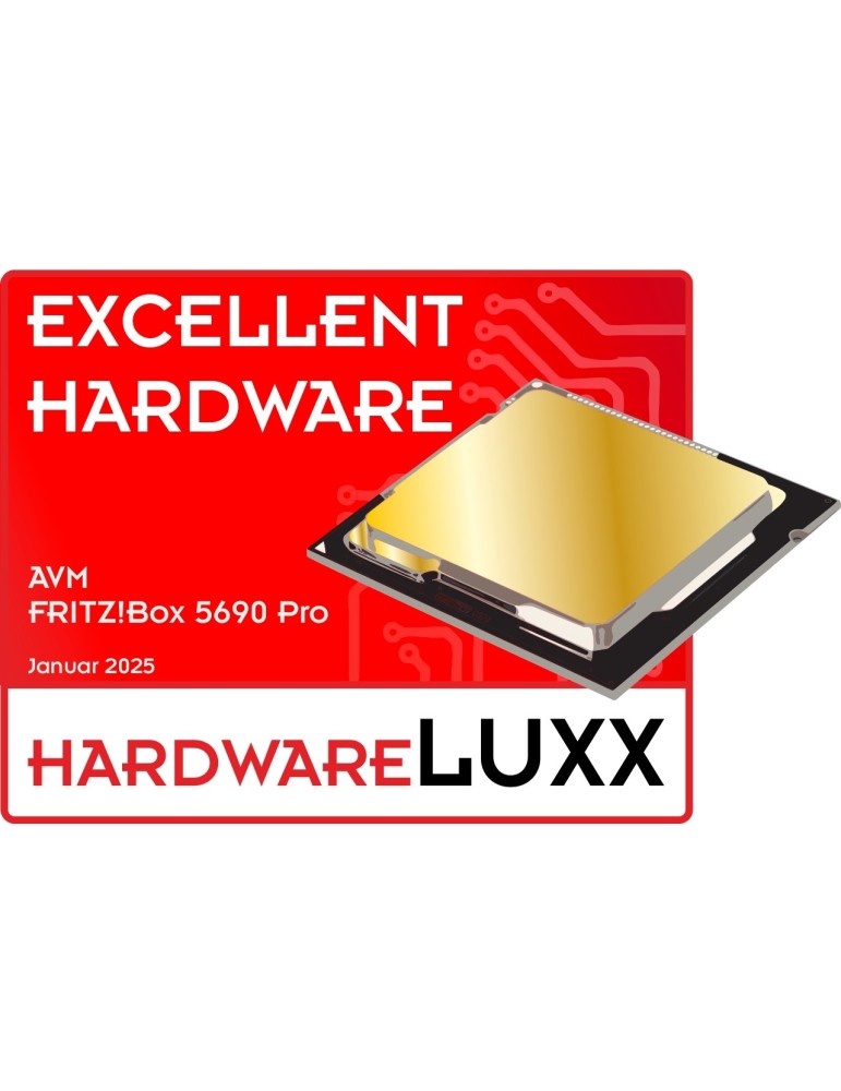 FRITZ!Box 5690 Pro (Wi-Fi 7 Premium DSL- und Glasfaser-Router mit Triband (Kraftpaket Home Server)