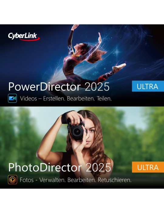 Cyberlink PowerDirector 2025 Ultra & PhotoDirector 2025 Ultra