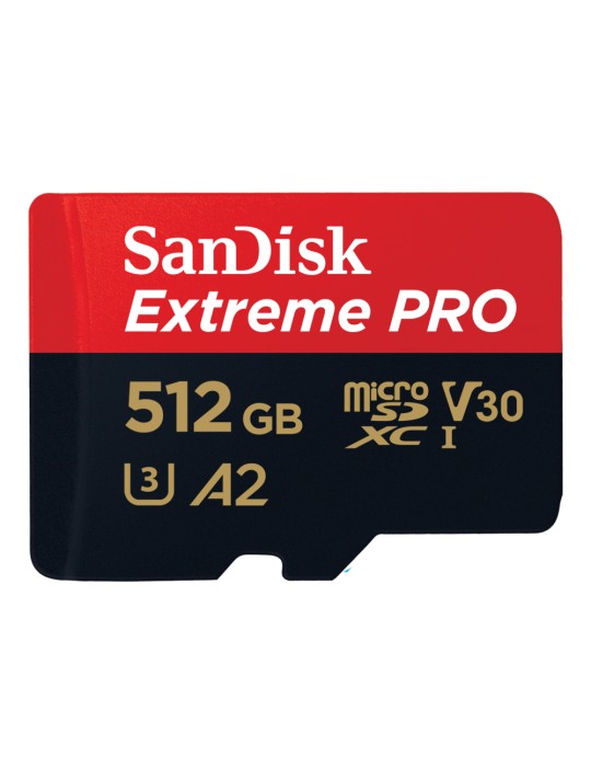 SanDisk 512GB Extreme PRO microSD Speicherkarte (2022) 200MB/s & 140MB/s Lese/Schreibgeschwindigkeit, A2 C10 V30 UHS-I U3