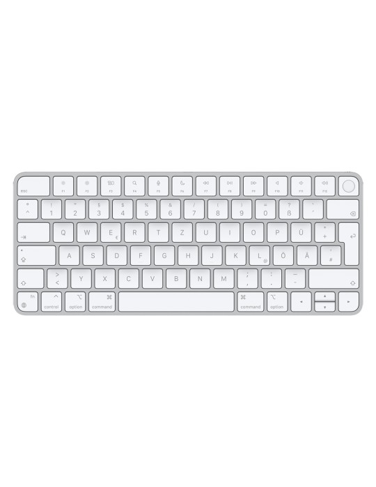 Apple Magic Keyboard weiß mit Touch ID weiße Tasten, ohne Ziffernblock