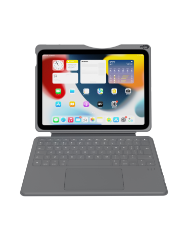 Deqster Rugged Touch PLUS Keyboard für iPad 10.9" (10. Gen.), Bluetooth, DE-Layout, (QWERTZ)