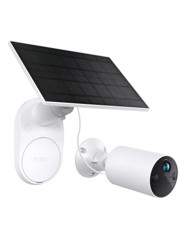 TP-Link Tapo C410 KIT Überwachungskamera mit Solarpanel 2K (2304x1296), 3MP, IP65 Wetterschutz, Nachtsicht in Farbe, Zwei-Wege-A