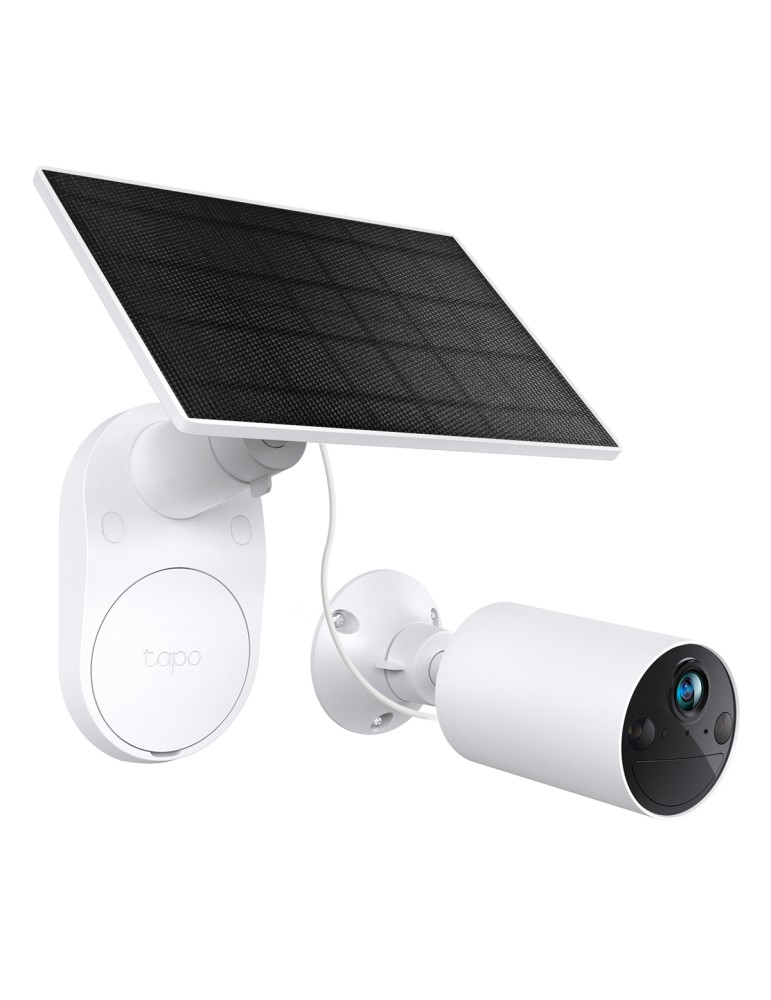 TP-Link Tapo C410 KIT Überwachungskamera mit Solarpanel 2K (2304x1296), 3MP, IP65 Wetterschutz, Nachtsicht in Farbe, Zwei-Wege-A