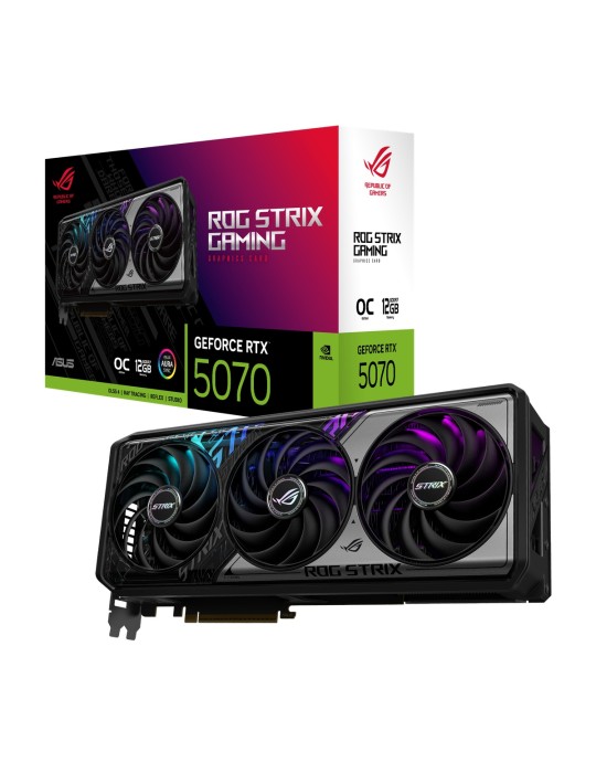 ASUS ROG STRIX GeForce RTX 5070 OC - 12GB GDDR7, HDMI, 3x DP