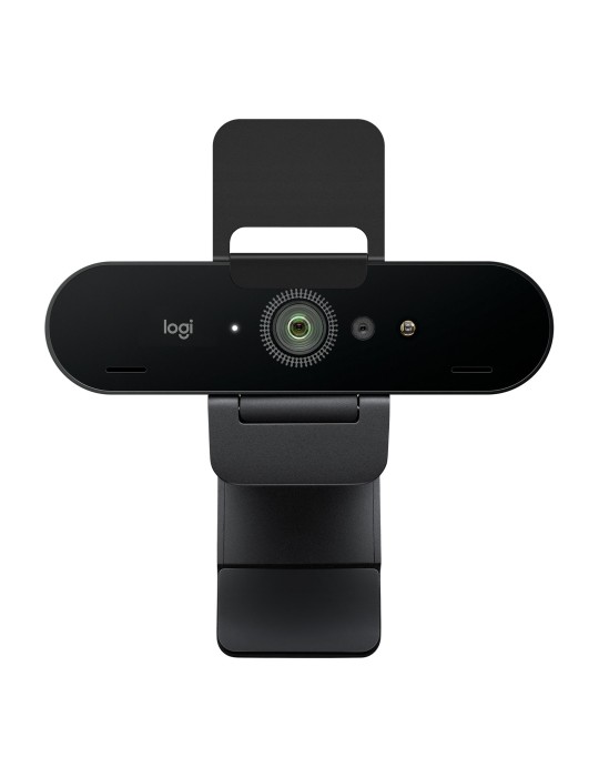 Logitech Brio 4K Webcam, Live-Streaming-Kamera mit 4K Auflösung Zwei omnidirektionale integrierte Mikrofone, Plug-and-Play über 