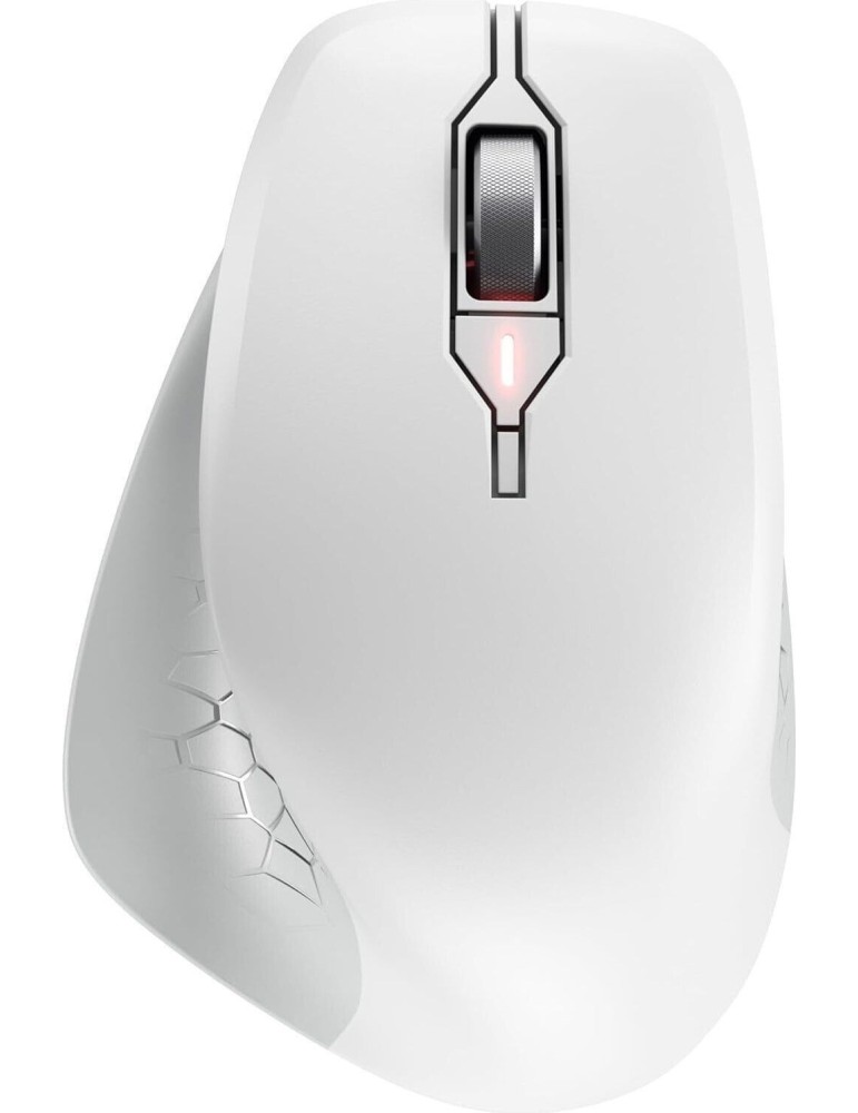 CHERRY Stream Maus Comfort, Kabellos Ergonomische 6-Tastenmaus speziell für Rechtshänder, Bis zu 4000 dpi Auflösung, AES-128 Ver