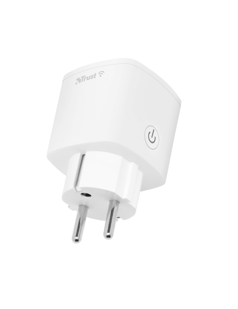 Trust EU SWITCH SOCKET WI-FI Smarter WiFi EU-Steckdose, von Smartphone/Tablet steuern, WiFi (2,4 GHz), kein Hub erforderlich