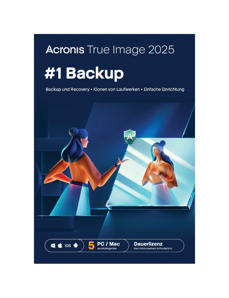 Acronis True Image 2025 5 Computer Dauerlizenz