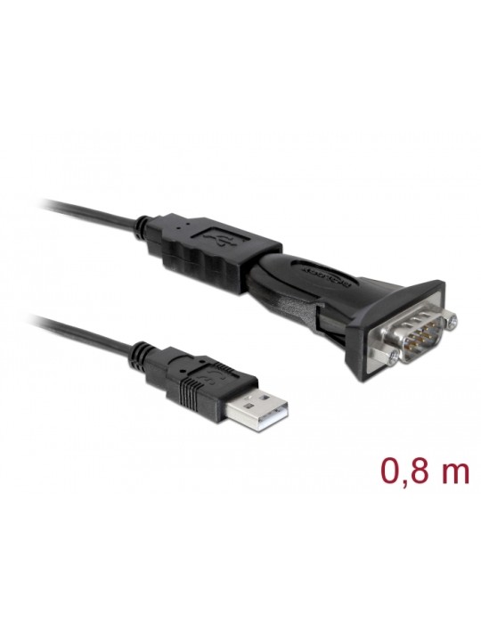 DeLock USB2.0 to Serial Adapter, 0,8m