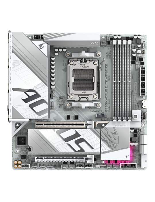 GIGABYTE B850M A ELITE WF6E ICE Mainboard Sockel AM5