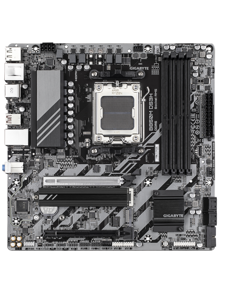 GIGABYTE B850M DS3H Mainboard Sockel AM5