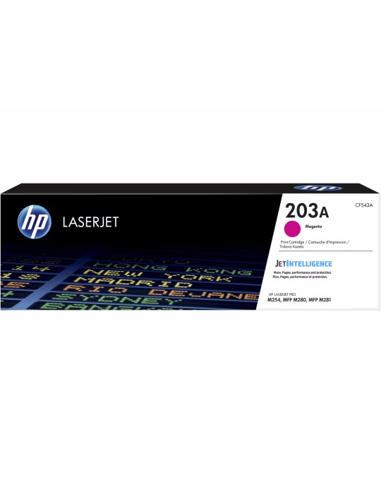HP 203A (CF543A) LaserJet Tonerkartusche Magenta Kompatibilität: HP Color LaserJet Pro (MFP) M200 Serie