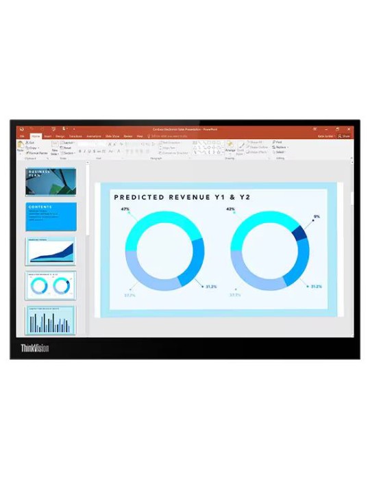 Lenovo ThinkVision M14d Mobiler Monitor - IPS-Panel Auflösung 2240x1400
