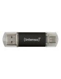 Intenso Twist Line Typ-A/Typ-C 256GB USB-Stick Mit Schutzkappe, bis zu 70 MB/s, USB 3.2 Gen 1x1 (5 Gbit/s)