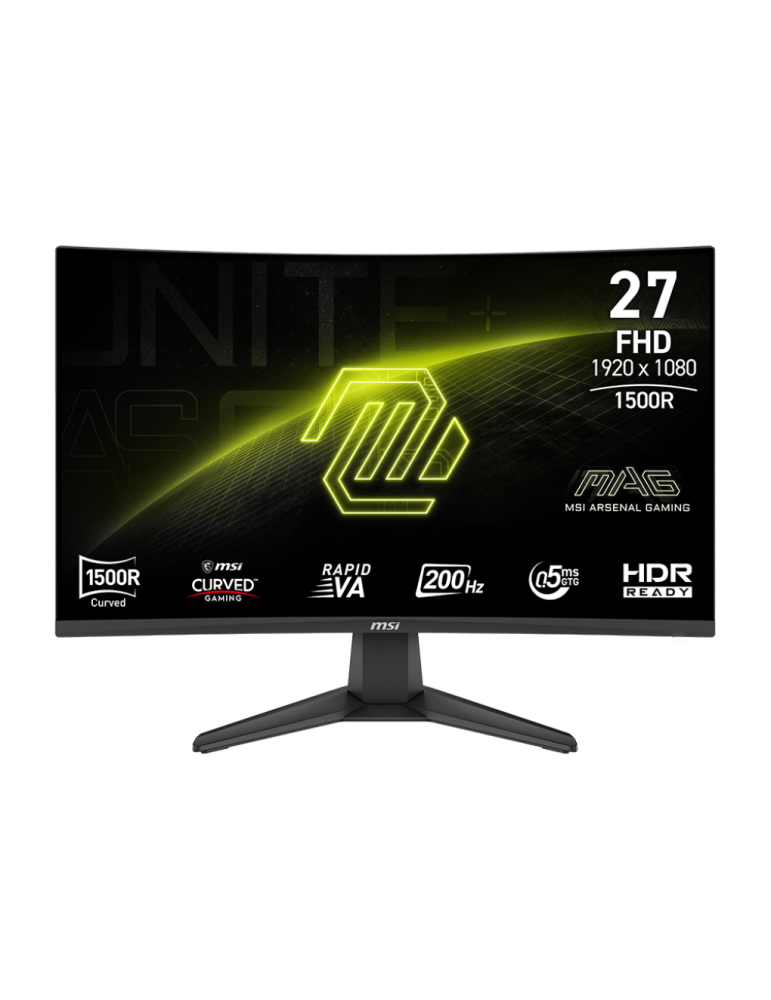 MSI MAG 276CFDE E20 Gaming Monitor - 200Hz, 0,5m GtG Rapid Curved VA-Panel