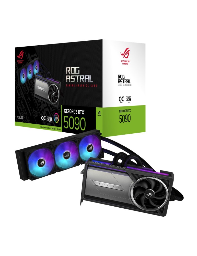 ASUS ROG Astral LC GeForce RTX 5090 OC - 32GB GDDR7, 2x HDMI, 3x DP