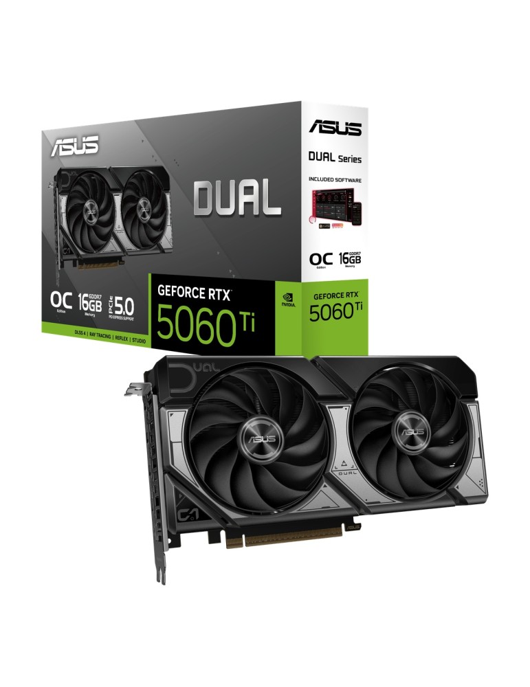 ASUS Dual GeForce RTX 5060 Ti 16G OC - 16GB GDDR7, HDMI, 3x DP