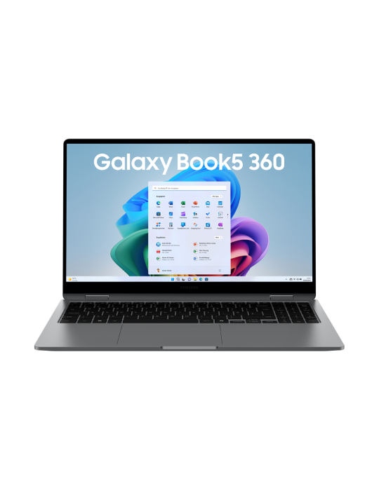 SAMSUNG Galaxy Book5 360 15,6 Zoll Intel Core Ultra 7 256V 16GB 512GB W11 Moonstone Gray