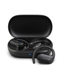 Jlab JBuds Open Sport TWS Headpones Black Verbindung zu mehreren Geräten, IP 55 schweiß- und staubdicht, Gesamtspielzeit von übe