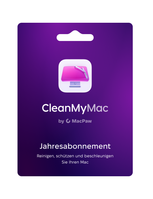 MacPaw CleanMyMac 1 Jahr Subscription