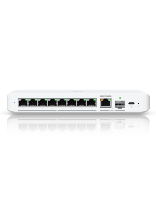 Ubiquiti Flex 2.5G Managed Switch 8x 2.5 Gigabit Ethernet, 1x 10G SFP+/RJ45 (PoE+) Kombi Port