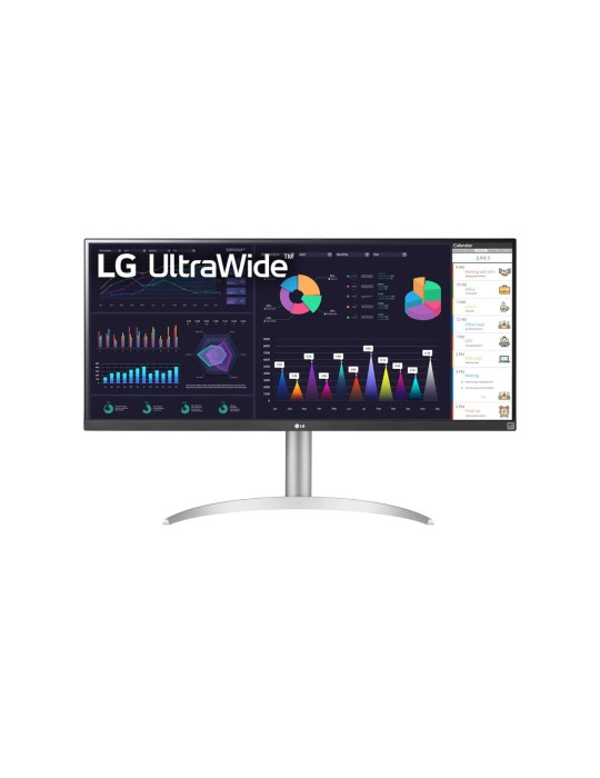 LG 34WQ650-W Office Monitor - FHD, 100 Hz 400nits, 21:9 UltraWide, USB-C, Höhenverstellbar