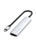 Satechi USB-C 6-in-1 Slim Multiport Adapter Silver